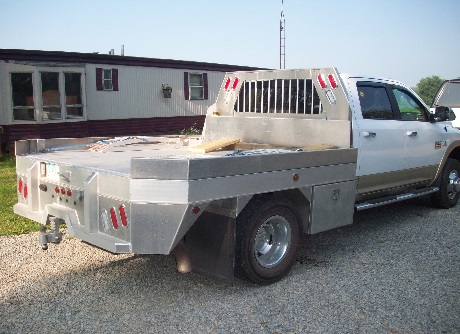 White Flat Bed